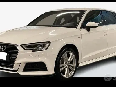 Usata Audi A3 Admired 116 CV (85 kW) 2019 Bianco Berlina
