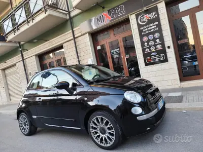 Usata Fiat 500 Lounge 69 CV (50 kW) 2015 Nero Utilitaria