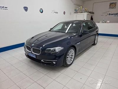 Begagnad BMW 520 Luxury Line 190 HK (139 kW) 2015 Blå Kombi