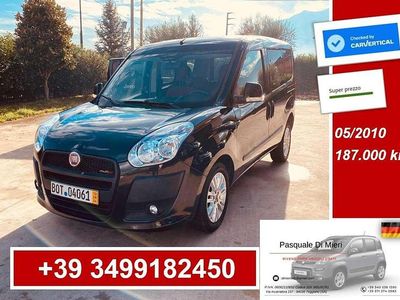 Usata Fiat Doblò Dynamic 105 CV (77 kW) 2010 Nero Monovolume