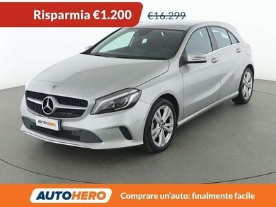 Usata Mercedes A180 109 CV (80 kW) 2017 Argento Berlina