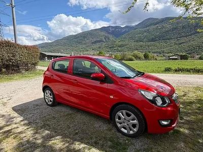 Usata Opel Karl Cosmo 75 CV (55 kW) 2015 Rosso Utilitaria