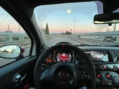 Usata Abarth 500 135 CV (99 kW) 2009 Bianco Utilitaria