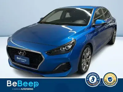 Usata Hyundai i30 Style 140 CV (102 kW) 2018 Blu metallizzato Berlina