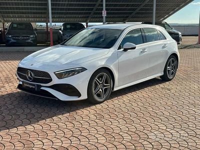 Usata Mercedes A180 AMG line 116 CV (85 kW) 2023 Bianco Berlina