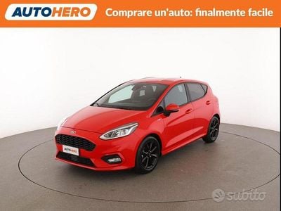 Usata Ford Fiesta ST-Line 84 CV (61 kW) 2018 Rosso Utilitaria