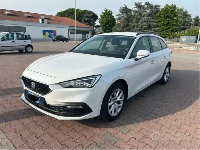 Usata Seat Leon 150 CV (110 kW) 2021 Bianco Station wagon