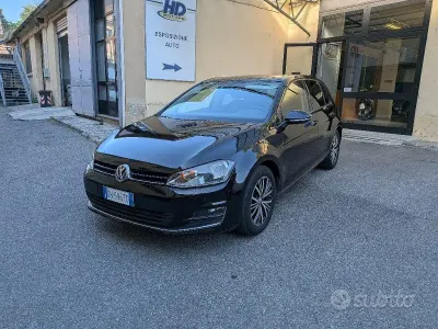 Usata VW Golf VII Allstar 125 CV (91 kW) 2016 Nero Berlina