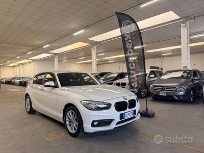 Usata BMW 116 Sport Line 136 CV (100 kW) 2016 Bianco Utilitaria