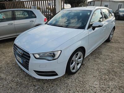 Usata Audi A3 Business 110 CV (80 kW) 2015 Bianco Berlina