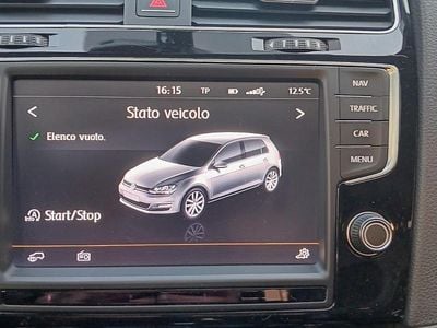Usata VW Golf VII 110 CV (80 kW) 2014 Bianco Berlina