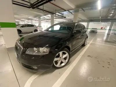 Usata Audi A3 S-Line 170 CV (125 kW) 2007 Nero Utilitaria