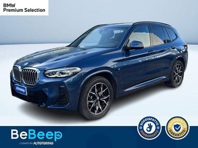 Usata BMW X3 M Sport 190 CV (139 kW) 2021 Blu metallizzato SUV