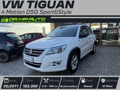 Usata VW Tiguan Sportline 140 CV (102 kW) 2011 Bianco SUV