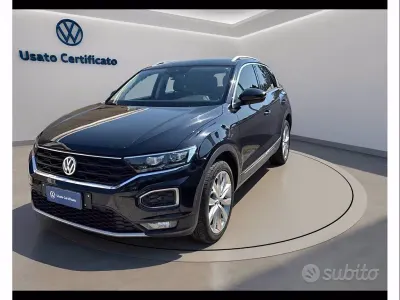 Usata VW T-Roc Advance 150 CV (110 kW) 2019 Nero perla SUV