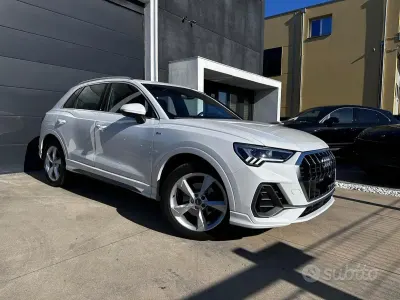Usata Audi Q3 S-Line 150 CV (110 kW) 2019 Bianco SUV