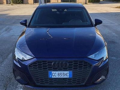 Usata Audi A3 Advanced 150 CV (110 kW) 2020 Blu/azzurro Berlina