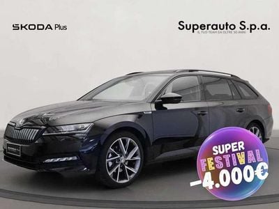Usata Skoda Superb SportLine 218 CV (160 kW) 2023 Nero Station wagon