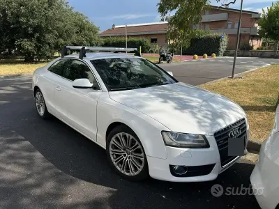 Usata Audi A5 170 CV (125 kW) 2010 Bianco Coupé
