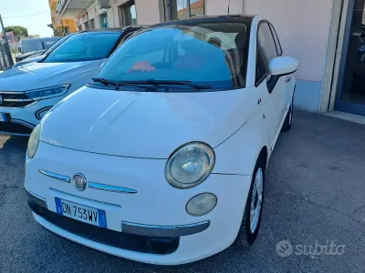 Usata Fiat 500 Lounge 69 CV (50 kW) 2008 Bianco Berlina
