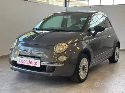 Usata Fiat 500 Lounge 69 CV (50 kW) 2012 Grigio Utilitaria