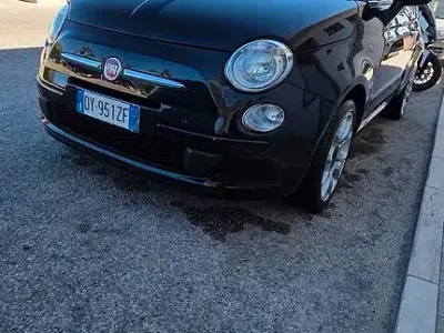 Usata Fiat 500 Sport 69 CV (50 kW) 2009 Nero Cabrio