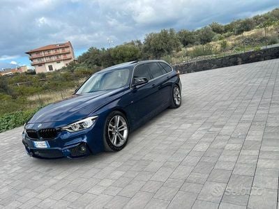 Usata BMW 320 Sport Line 190 CV (139 kW) 2016 Blu Station wagon