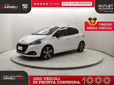 Usata Peugeot 208 GT-line 120 CV (88 kW) 2018 Bianco Utilitaria