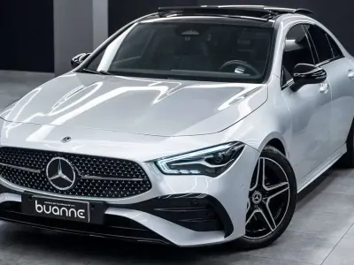 Usata Mercedes CLA200 AMG Line Premium 150 CV (110 kW) 2023 Grigio argento metall perlato Coupé