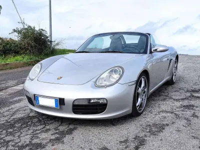 Usata Porsche Boxster 241 CV (177 kW) 2005 Argento Cabrio