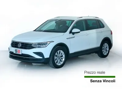 Usata VW Tiguan Life 150 CV (110 kW) 2021 Bianco SUV