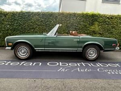 Usata Mercedes SL280 170 CV (125 kW) 1970 Verde Cabrio