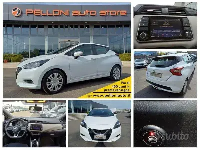 Usata Nissan Micra Acenta 92 CV (67 kW) 2023 Bianco Utilitaria