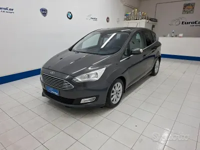 Begagnad Ford C-MAX Titanium 120 HK (88 kW) 2018 Grå Minibuss