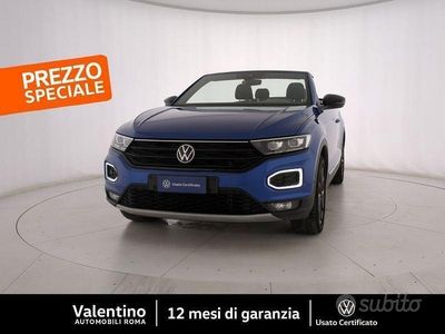 Usata VW T-Roc Style 150 CV (110 kW) 2021 Blu SUV