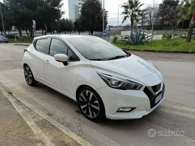 Gebraucht Nissan Micra 90 PS (66 kW) 2017 Weiß Kleinwagen
