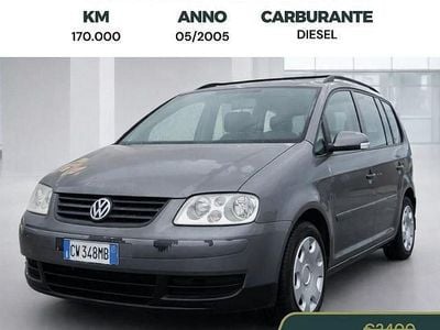 Usata VW Touran Trendline 105 CV (77 kW) 2005 Grigio Monovolume