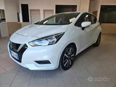 Usata Nissan Micra Visia+ 90 CV (66 kW) 2017 Bianco Utilitaria