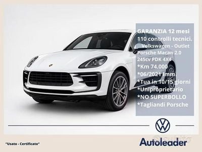 Usata Porsche Macan 245 CV (180 kW) 2021 Bianco SUV