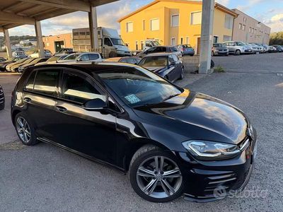 Usata VW Golf VII R-line 115 CV (84 kW) 2018 Nero Berlina