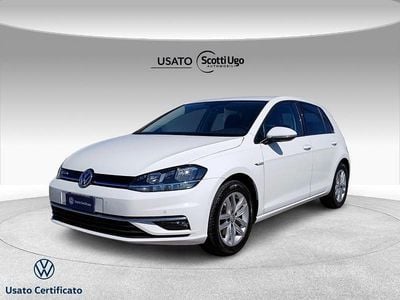 Usata VW Golf VII Highline 131 CV (96 kW) 2019 Bianco Utilitaria