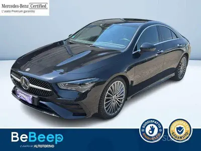 Usata Mercedes CLA200 Advanced Plus 150 CV (110 kW) 2024 Nero pastello Coupé
