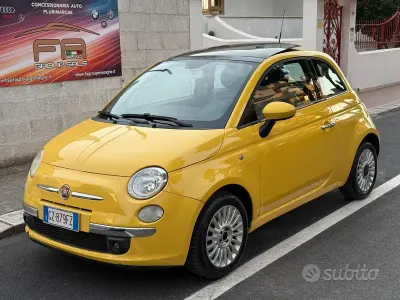 Usata Fiat 500 Lounge 69 CV (50 kW) 2008 Giallo Berlina