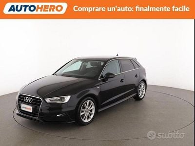 Usata Audi A3 Admired 125 CV (91 kW) 2016 Nero Berlina