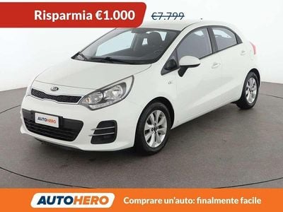 Usata Kia Rio Active 75 CV (55 kW) 2015 Bianco Berlina