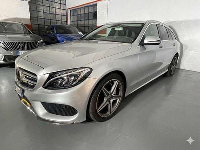 Usata Mercedes C220 AMG 170 CV (125 kW) 2017 Iridium Station wagon