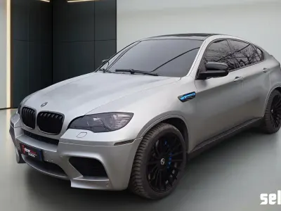 Usata BMW X6 M 555 CV (408 kW) 2009 Bia1r grigio pastello SUV