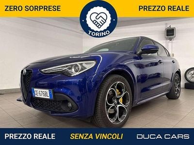Usata Alfa Romeo Stelvio Veloce 210 CV (154 kW) 2021 Blu SUV