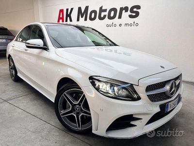 Usata Mercedes C220 Premium 194 CV (142 kW) 2019 Bianco Berlina