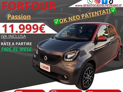 Usata Smart ForFour Passion 70 CV (51 kW) 2019 Grigio Utilitaria